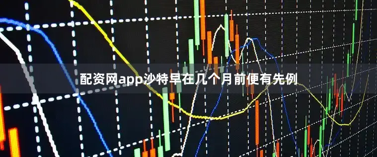 配资网app沙特早在几个月前便有先例